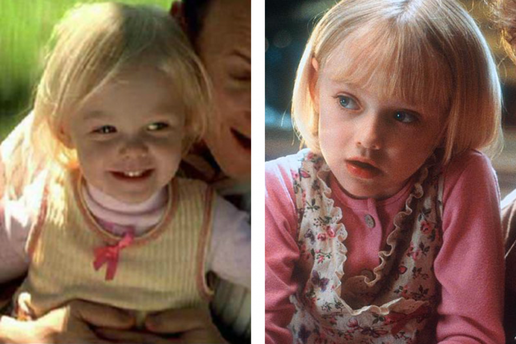 Herecké dvojice, ktoré si zahrali tie isté postavy v inom veku, Elle Fanning a Dakota Fanning