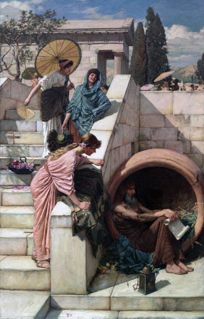 filozof, história, Diogenes zo Sinopé, fakty a zaujímavosti, asketizmus, jednoduchý život, skromnosť, provokatér