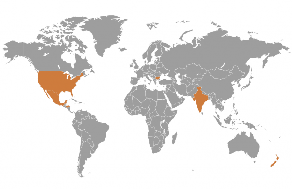 mapa sveta, zločinci hľadaní FBI