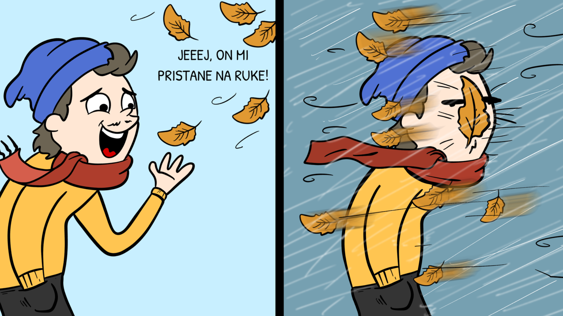 Vtipné jesenné komiksy, ktoré ťa zabavia počas sychravých dní