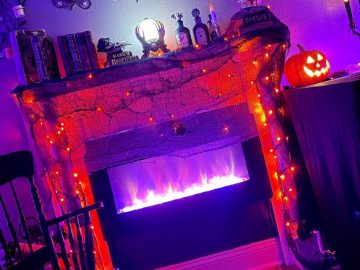 manželia, Halloween, halloweenske dekorácie