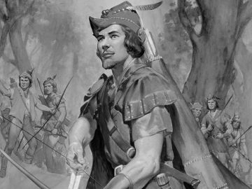 Robin Hood, história, zbojník
