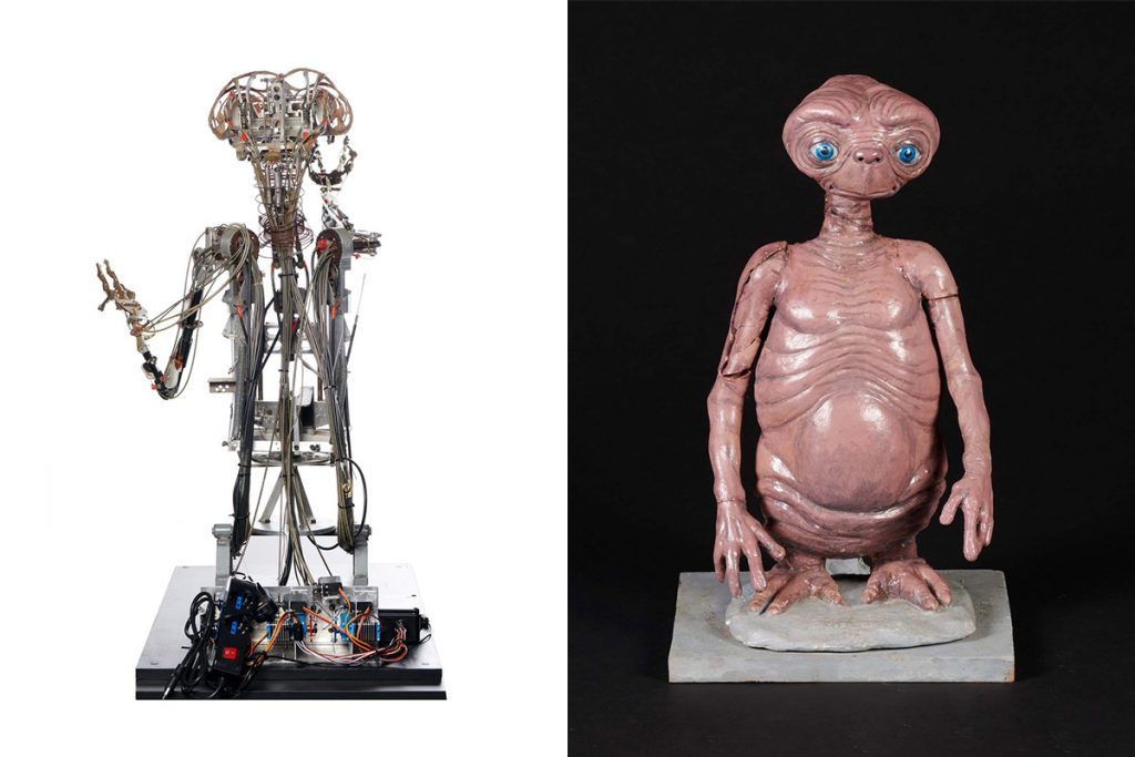 E.T. mimozemšťan, dražba, aukcia, model filmovej postavy