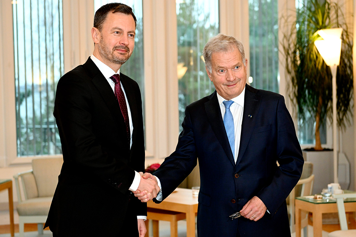 E. Heger vyjadril fínskemu prezidentovi podporu pre vstup Fínska do NATO