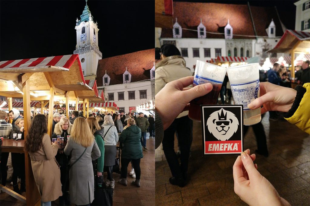 Na otvorení vianočných trhov v Bratislave bola plnka