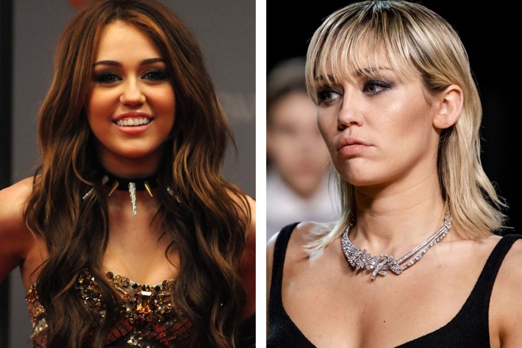 celebrity, známe osobnosti, účes, krátke vlasy, Miley Cyrus