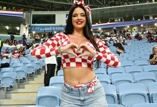 Najznámejšia chorvátska fanúšička povedala, čo spraví, ak jej tím získa majstrovský titul