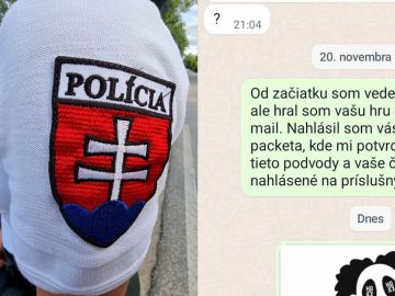 polícia Slovenskej republiky, policajný zbor, podvodník, hoax