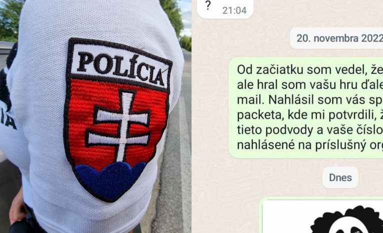 polícia Slovenskej republiky, policajný zbor, podvodník, hoax