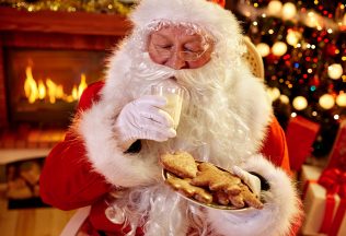Santa Claus, fakty, trajektória, zaujímavosti, Santove sane, koľko kalórií zje Santa Claus počas štedrého dňa