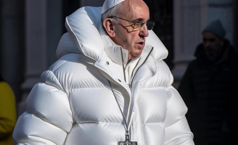 Vyparádený pápež František sa stal hitom internetu. Realita je však úplne iná