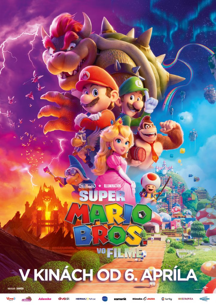 Super Mario Bros. vo filme, animovaná rozprávka, novinka, kino