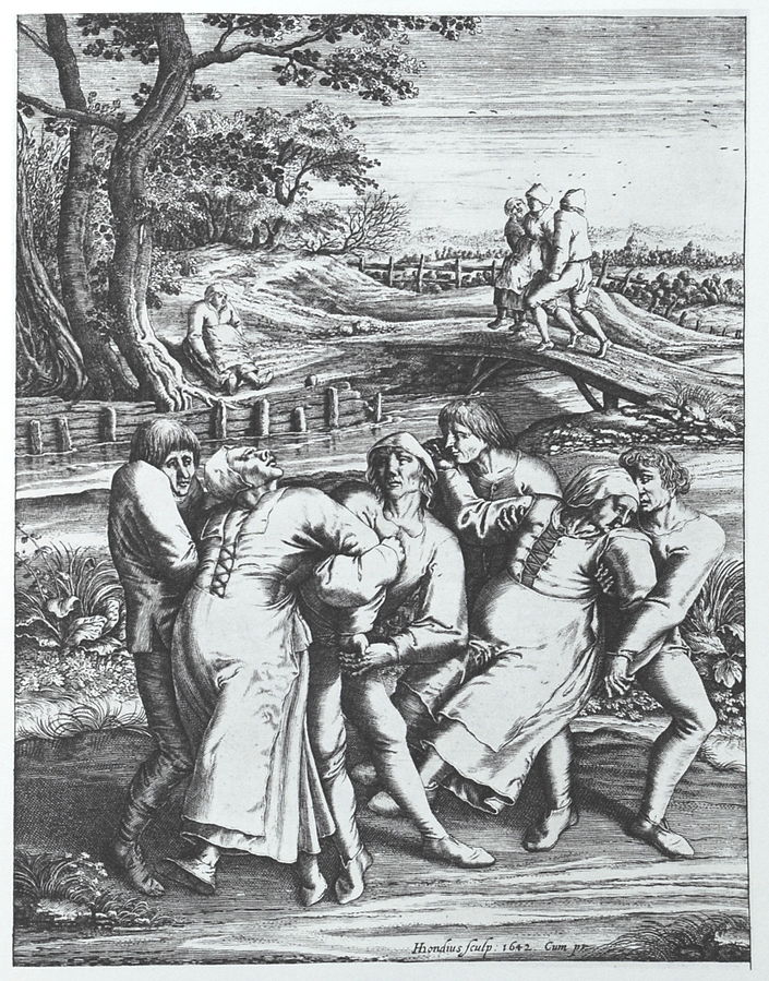 tanec, tanečná horúčka, mánia, rok 1374, epidémia, história, fakty, Francúzsko, Holandsko