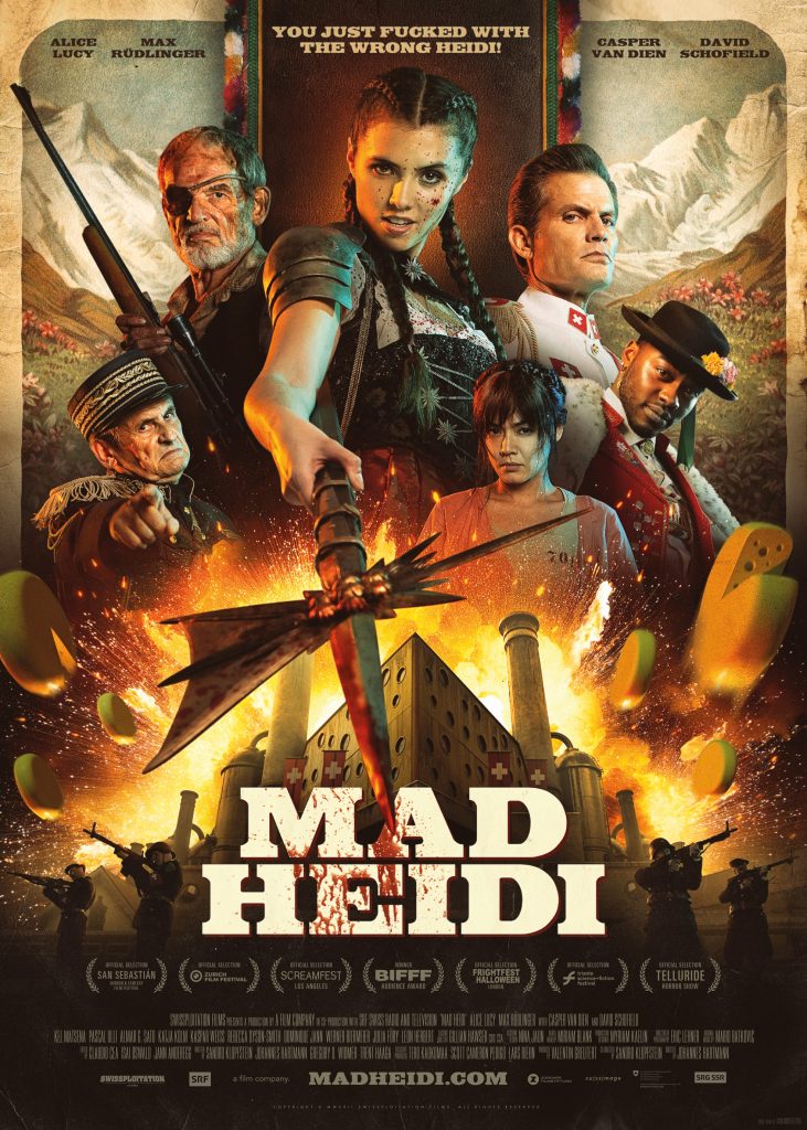 Mad Heidi, hororová komédia, film, novinka, Švajčiarsko