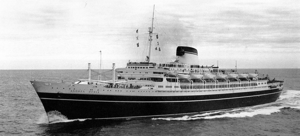 vrak, loď, Andrea Doria