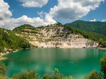 jazero, kúpanie, Slováci, Slovensko, Šutovské jazero, kameňolom, Kraľovany