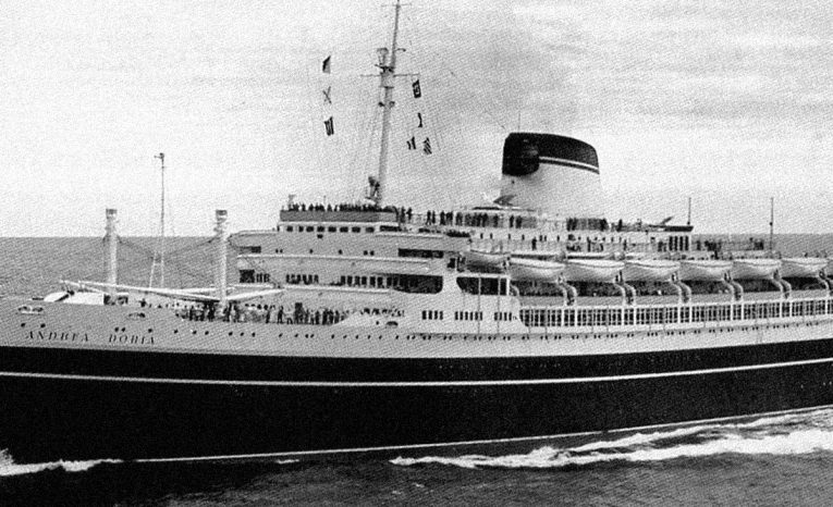vrak, loď, Andrea Doria