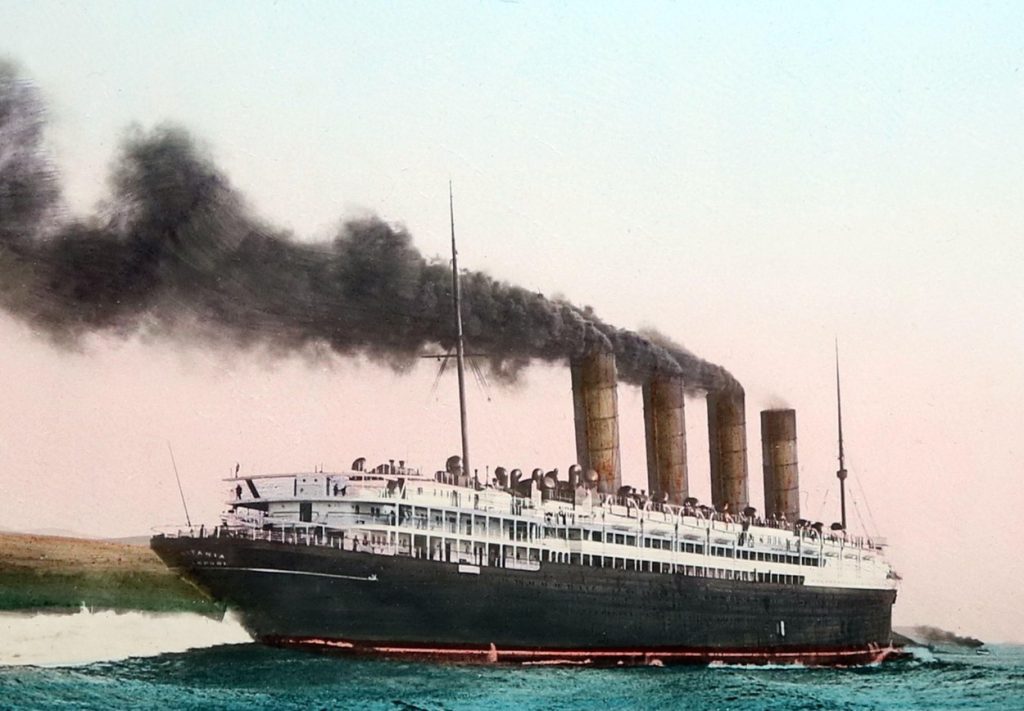 vrak, loď, RMS Lusitania