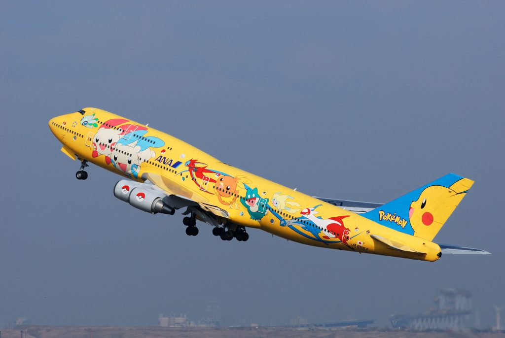 lietadlo, dizajn, umelecké dielo, Pokémon Jets, All Nippon Airways