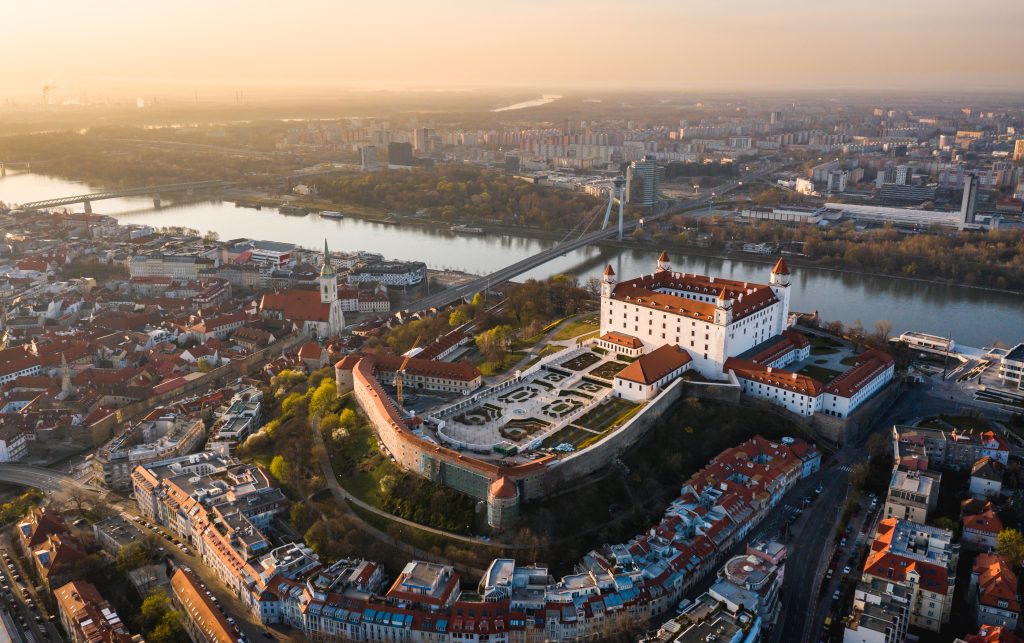 Bratislava, architektúra, hlavné mesto, Slovensko, Bratislavský hrad