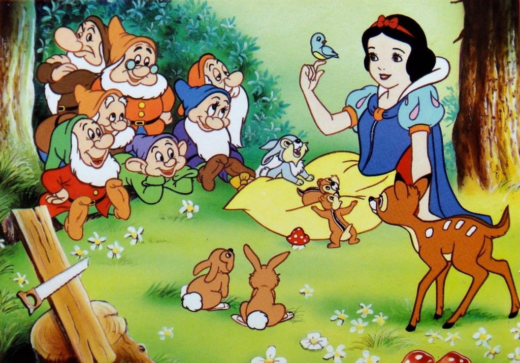 princezná, Walt Disney, história, rozprávka, pôvod, Snehulienka