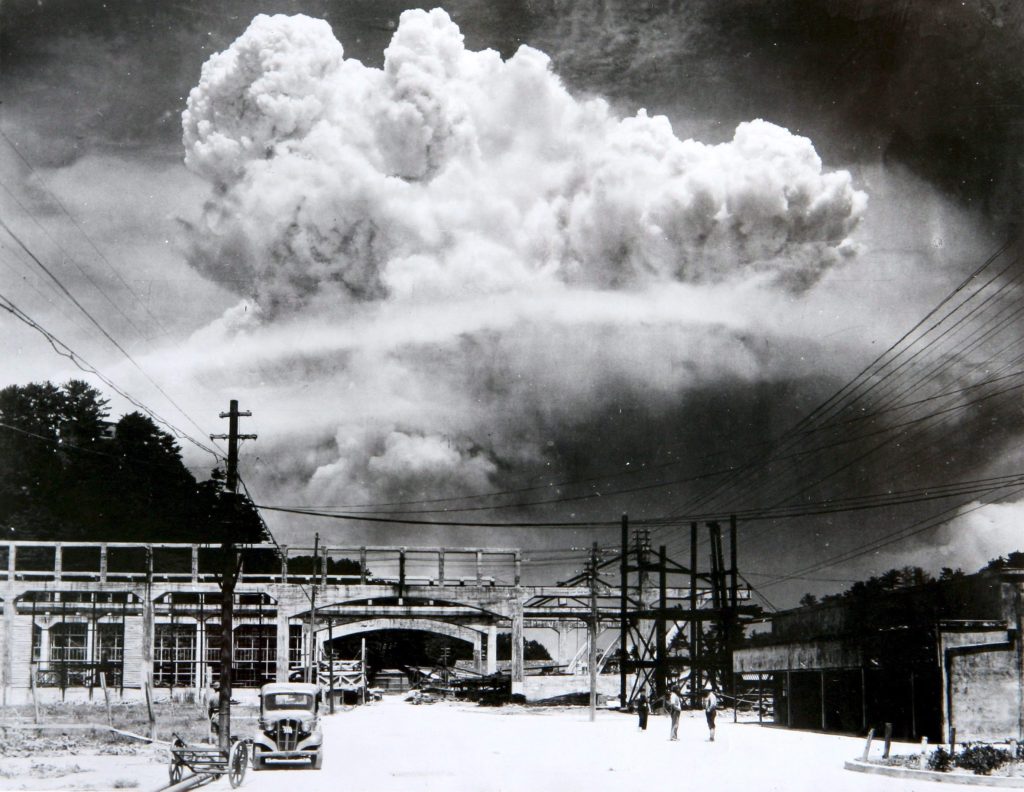 história, fotografia, záber, Japonsko, atómová bomba, výbuch, mrak