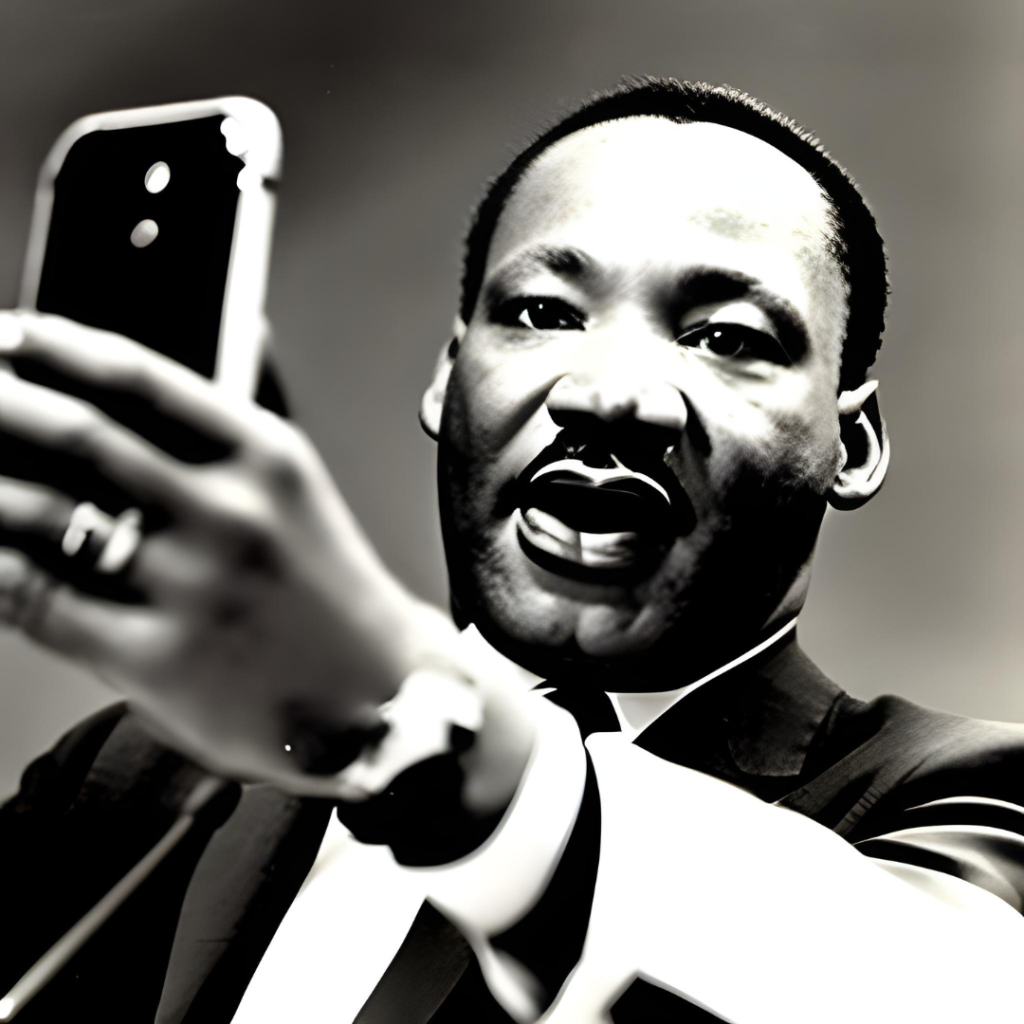 história, osobnosť, sociálne siete, Martin Luther King