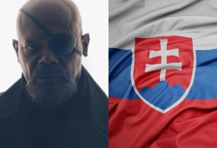 V druhej časti Secret Invasion Fury a Rhodey žartujú o bombardovaní Slovenska