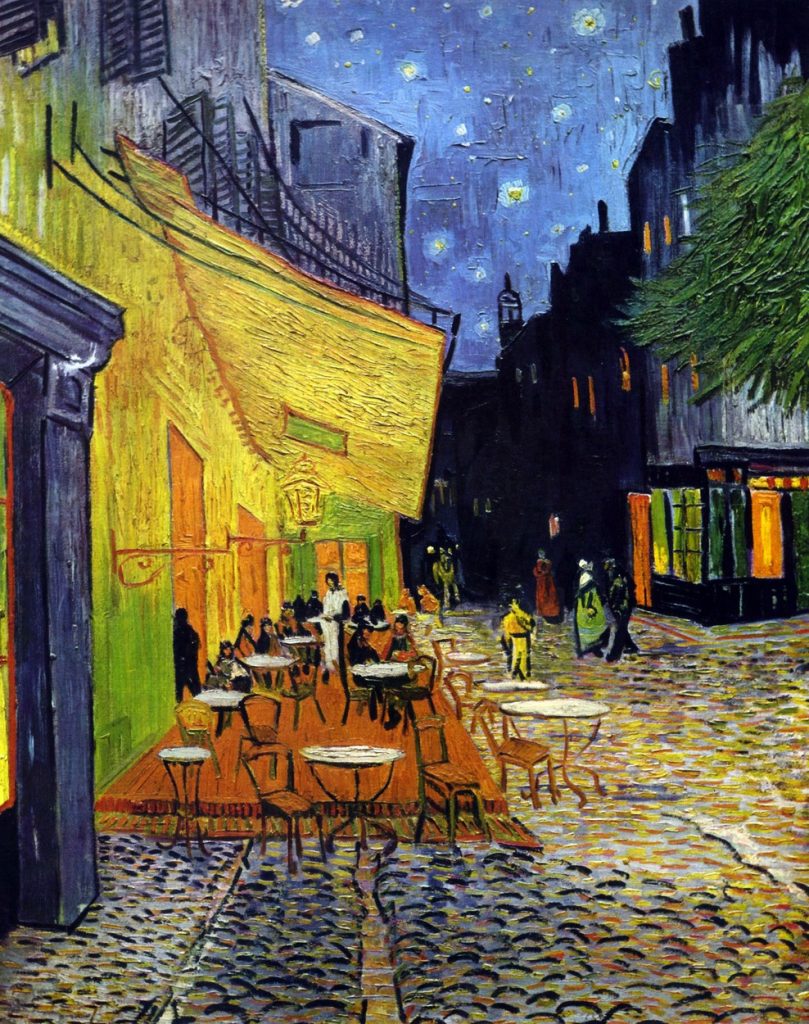 fakt, zaujímavosť, poznatok, Vincent Van Gogh, Café Terrace at Night