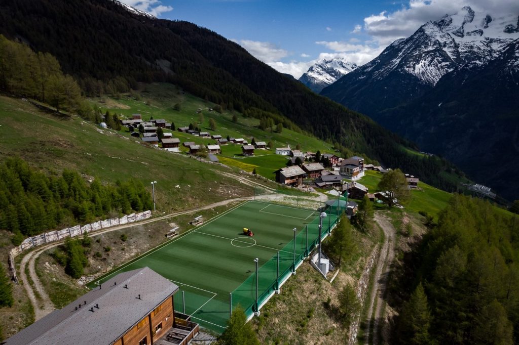 terrain, sport, monde, Ottmar Hitzfeld GsponArena, Suisse