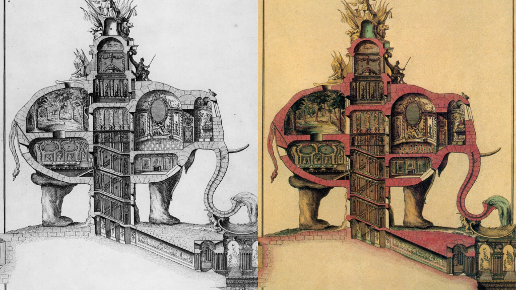 známe stavby sveta, ktoré mohli vyzerať úplne inak, Arc de Triomph, L'elephant Triomphal
