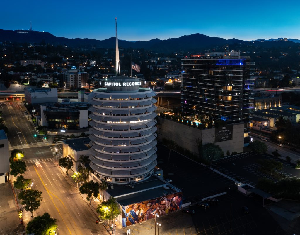 tajomstvá známych budov sveta, Capitol Records, Hollywood, USA