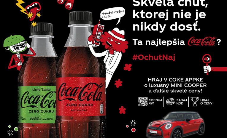 Ďalšia z ikonických súťaží značky Coca-Cola je tu. Tentokrát sa hrá o elektrický MINI Cooper