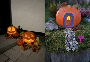 Slováci nám ukázali svoje tekvice, ktoré im včera spríjemňovali Halloween
