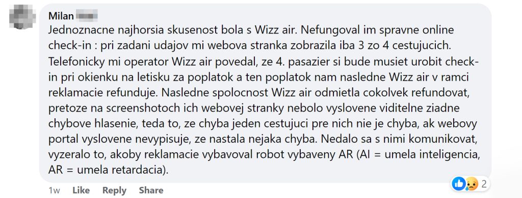 letecká spoločnosť, aerolínia, najhoršie skúsenosti, Slováci, cestovanie