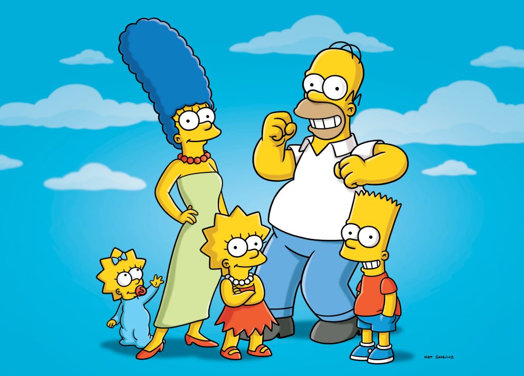 seriály, animovaný seriál, Simpsonovci, kultový seriál