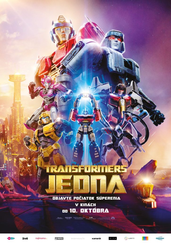 Transformers Jedna, kino program, slovenské kino, filmy, kino premiéra, filmová novinka, animovaný film